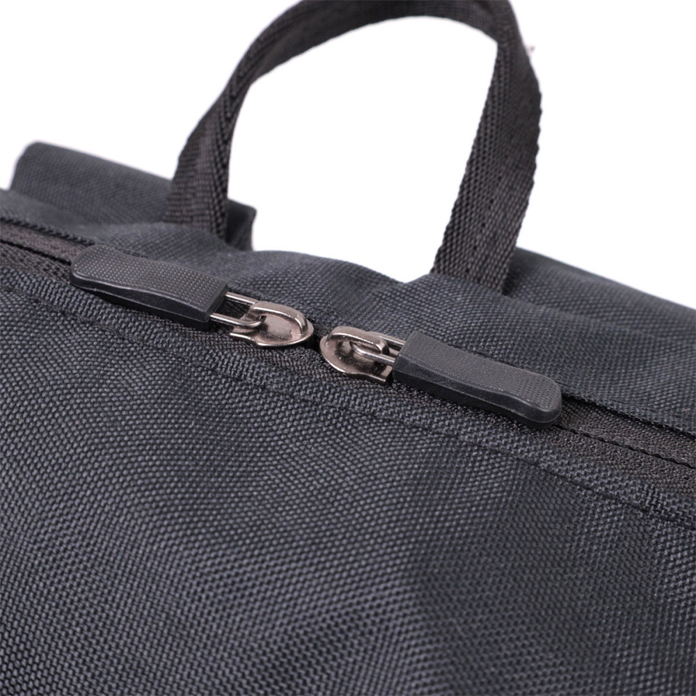 Городской стильный рюкзак из качественного полиэстера Черный (FABRA) Киев - изображение 16