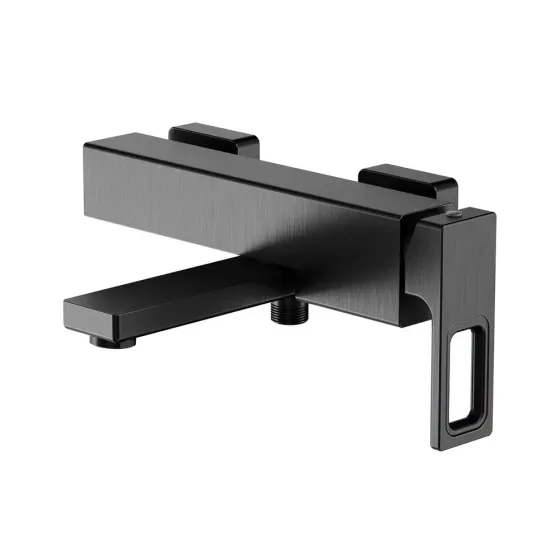 Змішувач для ванни з душовим гарнітуром GAPPO G3217-9 графіт Київ