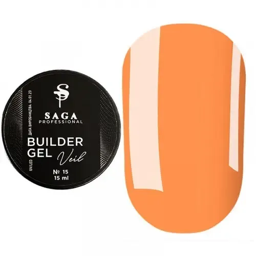 Гель для наращивания Saga Veil Gel 15 Киев - изображение 1