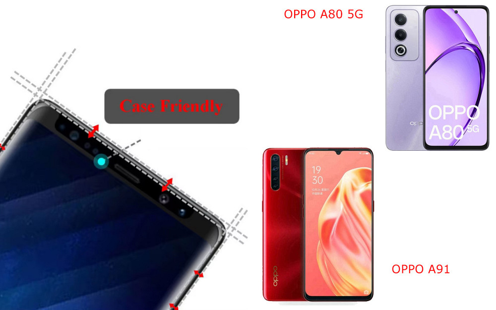 Захисне скло HyperGlass Pro для OPPO A80 5G, OPPO A91 – максимальна чутливість та захист Київ - фото 4