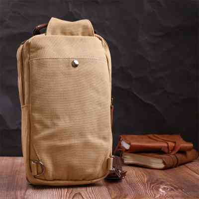 Сумка Vintage Через плече з текстилю Пісочна (22194) Вінниця