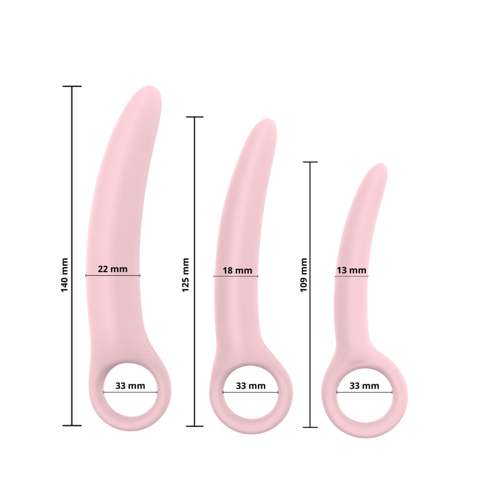 Набір вагінальних розширювачів - Erospace Sweet Play Pelvic Floor Muscles Training Set A13 Sex Aura Київ - фото 9