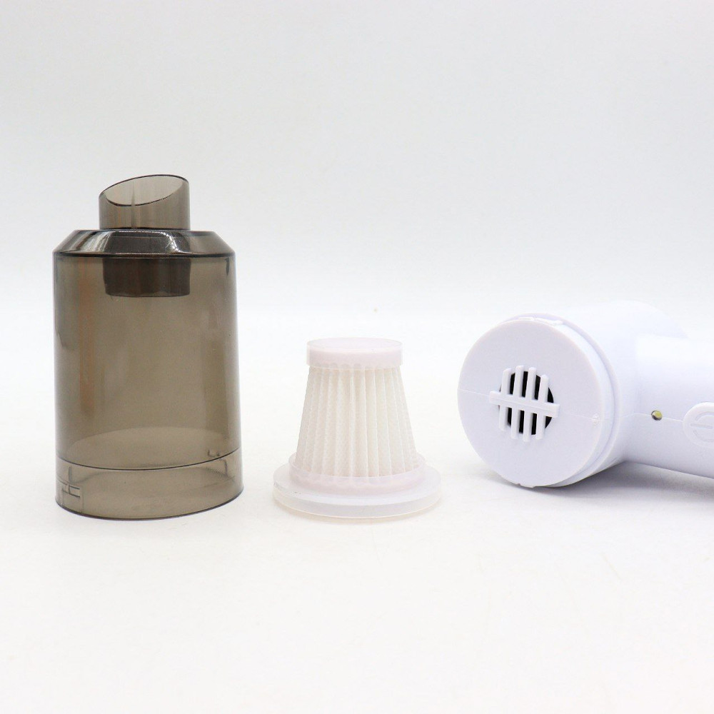 Автомобильный пылесос от прикуривателя 2в1, 120Вт, Vacuum cleaner, Белый / Автопылесос с насадками и диодом подсветки Киев - изображение 3