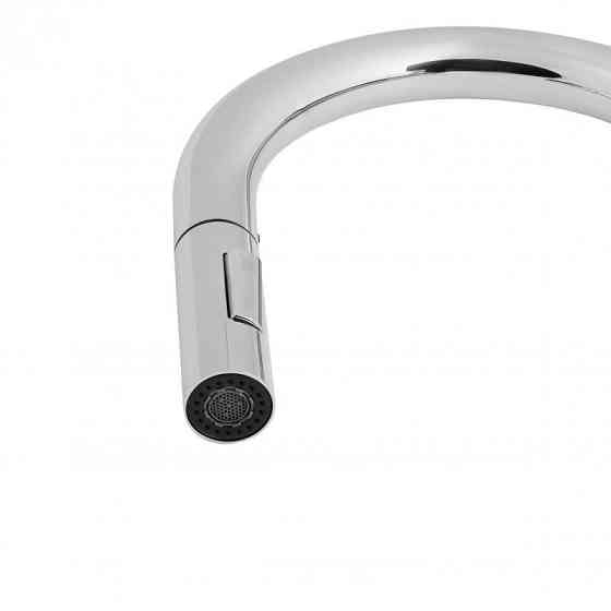 Смеситель для кухни Qtap Lenicka 9138103UC с выдвижным изливом Киев