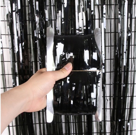 Шторка для фотозони 2 м на 1 м чорний Київ - фото 1