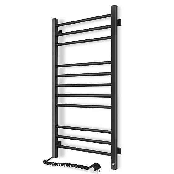 Рушникосушка електрична Navin Класик Квадро 500х1000 Sensor з таймером, чорний муар Київ