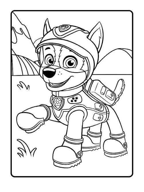 Книжка-раскраска Щенячий патруль 