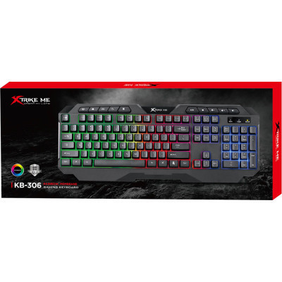 Клавиатура Xtrike ME KB-306 LED USB UA Black (KB-306UA) Винница - изображение 7