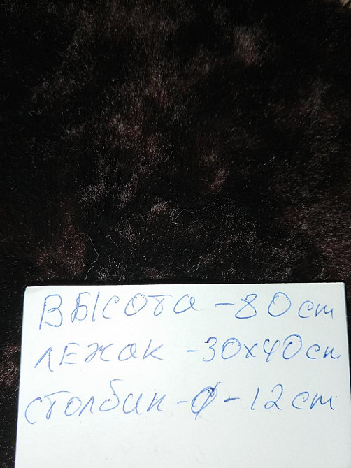 Когтеточка для кошек с лежаком ручной работы (высота 80см) 15/795 Киев - изображение 3