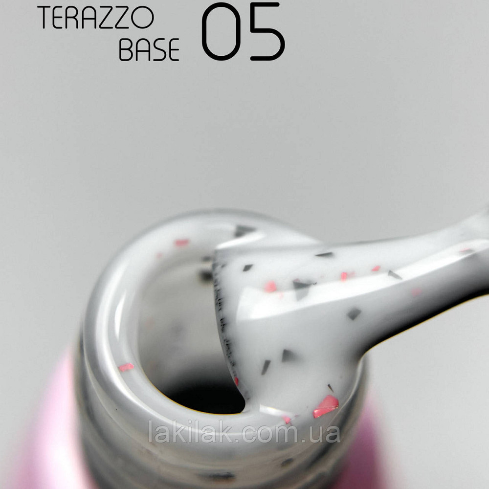 База для гель-лаку Toki-Toki Terazzo Base TR05 з поталлю 5мл Херсон - фото 1