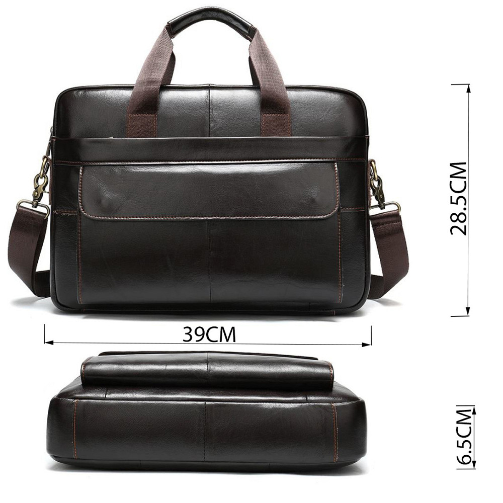 Сумка мужская под ноутбук Vintage 14750 Коричневая Киев - изображение 6