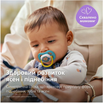 Пустышка Philips AVENT Ultra Air 6-18 місяців 2 шт синьо-жовта (SCF080/26) Винница - изображение 6