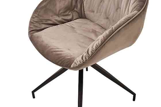 Стілець поворотний R-145 капучино + чорний Дніпро