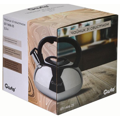 Чайник Gusto 2,5 л (GT-1406-25) Винница - изображение 2