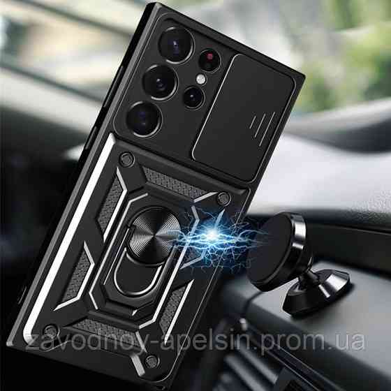 Samsung S25 Ultra S938 Протиударний чохол Шторка (чорний) Одеса