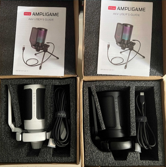 Новий Мікрофон Fifine AmpliGame A6V. Київ - фото 1