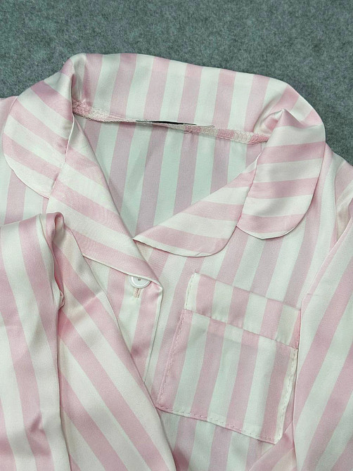 Детская пижамка из сатина Розовый полоска 110-116 Харьков - изображение 4