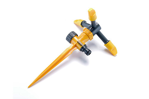 Дождеватель круговой с вращающейся головкой на пластиковом колышке СИЛА Киев - изображение 1