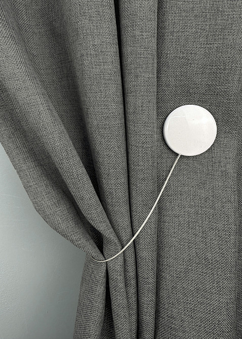 Магниты для штор и гардин Круг 2 шт Белый (81-285) Киев - изображение 5