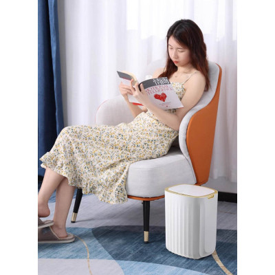 Контейнер для мусора JAH Nordic Сенсорный Белый с серым 12 л (20258) Винница - изображение 11