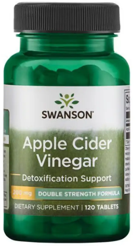 Яблочный уксус Swanson Apple Cider Vinegar 120 табл Киев - изображение 1