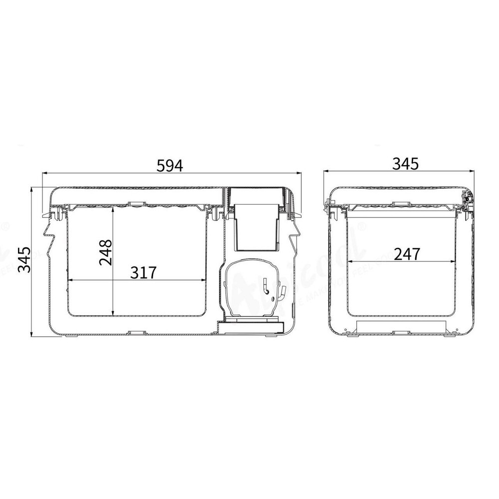 Автохолодильник Alpicool RT20 -20℃. 12, 24, 220 В, встроенный аккумулятор Киев - изображение 6