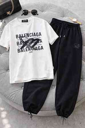 Жіночий стильний, зручний костюм двонитка пеньє + кулір Чорний, 42 Одеса