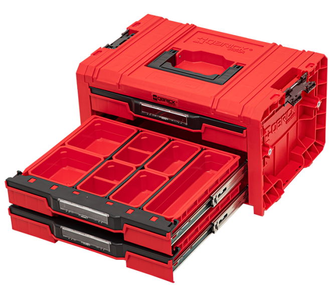 Ящик для інструментів Qbrick System PRO Drawer 3 Toolbox 2.0 Expert RED (5901238257509) Київ - фото 4