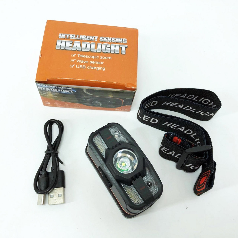 Фонарик на голову с зарядкой WH-0188, XPE+SMD, Аккумуляторный фонарь на голову с зарядным устройством SZ-83 Львов - изображение 4