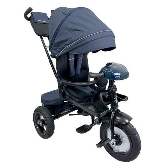 Дитячий триколісний велосипед MT 1007-9 темно-синій Вінниця