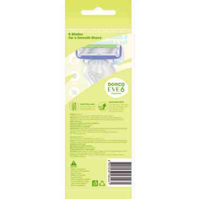 Бритва Dorco EVE 6 Disposable для женщин 6 лезвий 1 шт. (8801038584461) Винница