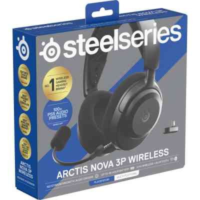 Навушники SteelSeries Arctis Nova 3P Wireless MultiPlatform Black (61686) Вінниця