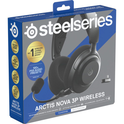 Навушники SteelSeries Arctis Nova 3P Wireless MultiPlatform Black (61686) Вінниця - фото 5