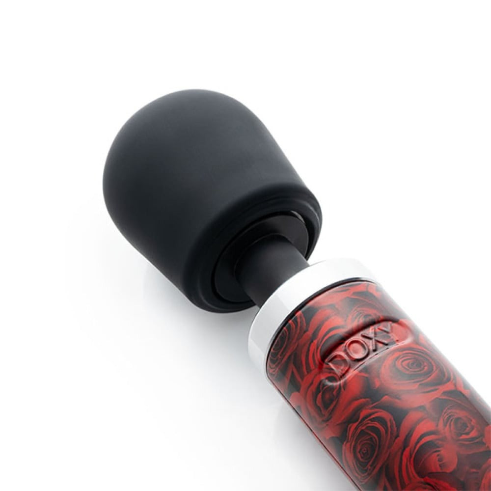 Вибромассажер Doxy Die Cast Rose Pattern, с розами, красный Sex Aura Киев - изображение 2