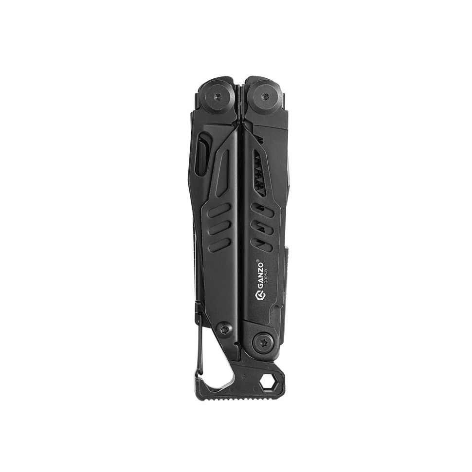 Мультитул Ganzo G305B, (18.2 см) 17 функцій, чорний + біти та чохол Київ - фото 2