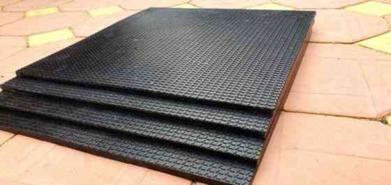 Комплект захисного покриття з резини під лавку штангу гантелі 1х2 м Спортивні покриття Київ