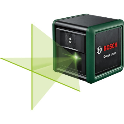 Лазерный нивелир Bosch Quigo Green, точность ±0.8 мм/м, 12 м, зеленый, 0.27 кг (0.603.663.C02) Винница - изображение 2