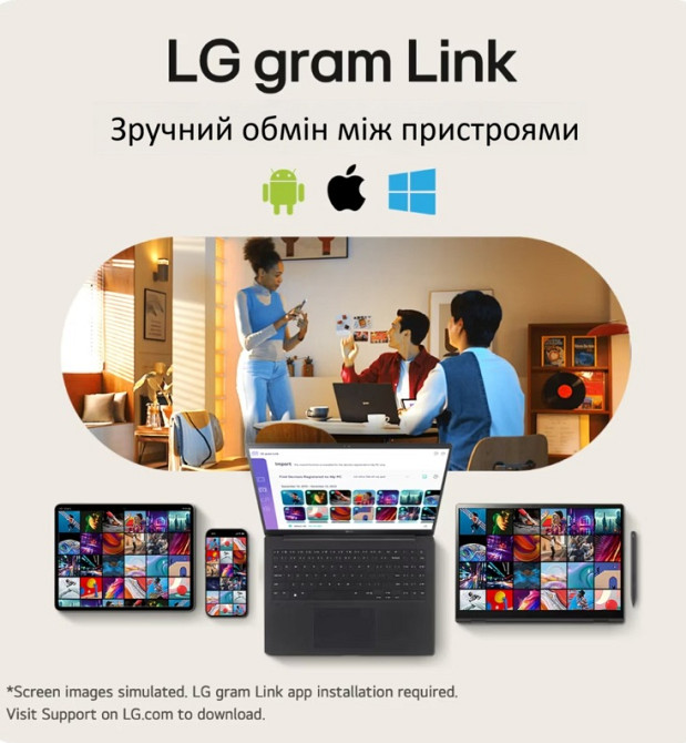 Ноутбук LG Gram Pro 17z90sp-adb9u1 17" WQXGA IPS Intel Core Ultra 155H 32/512GB SSD Windows 11 Николаев - изображение 9
