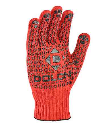 Перчатки трикотажные защитные с ПВХ рисунком Doloni Универсал 4461 р.11 Ровно