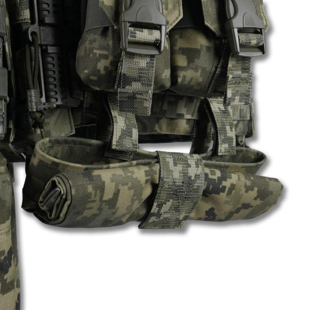 Мужская плитоноска пиксель тактическая плитоноска комплект с итогами  быстрым сбросом штурмовая плитоноска Львов - изображение 5