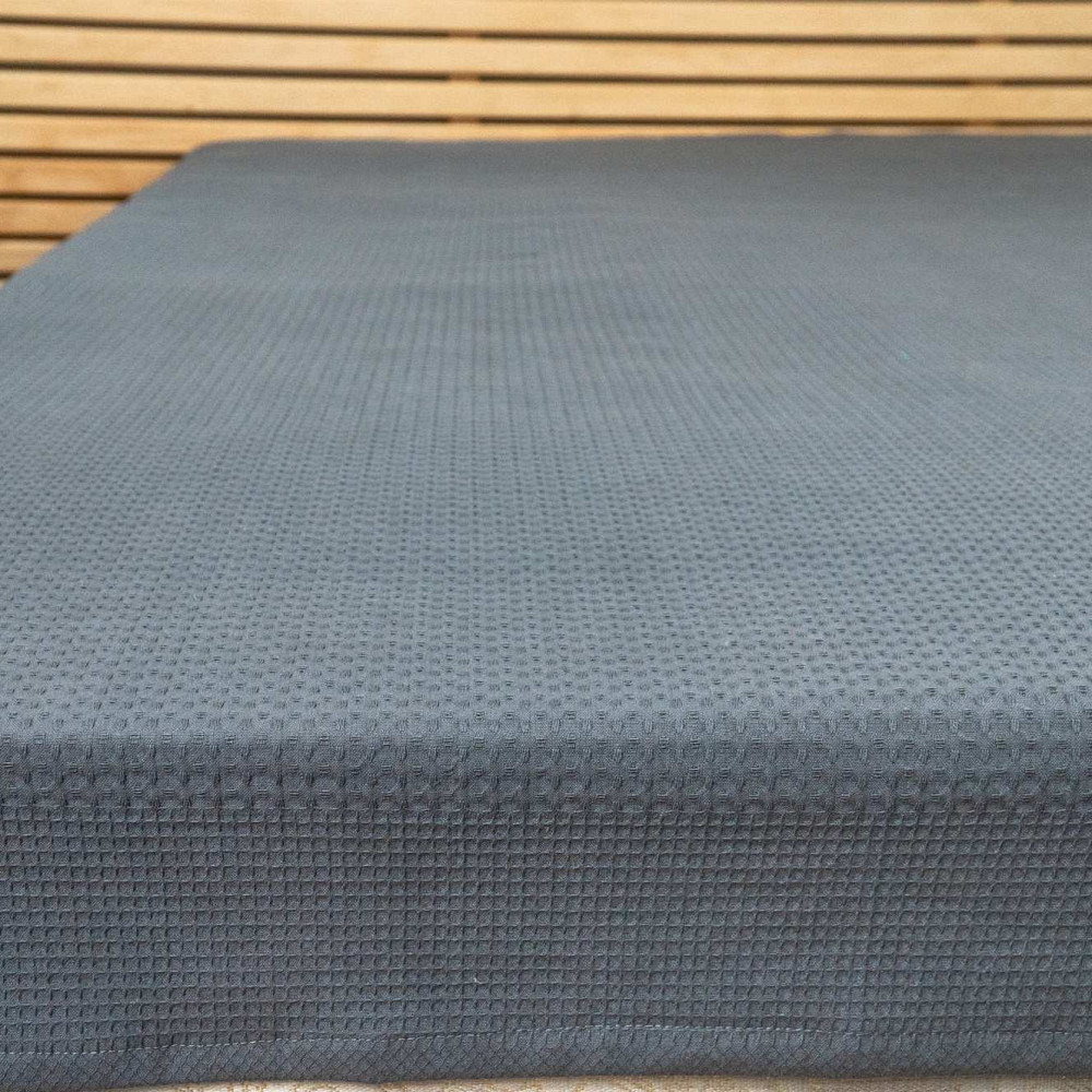 Простирадло-покривало вафельне GM TEXTILE 200х220см 220г/м2 (Сірий) Суми - фото 7