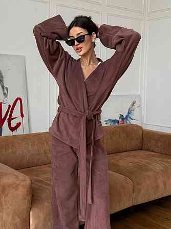 Жіночий костюм із двостороннього турецького флісу Моко 48/52 Харків