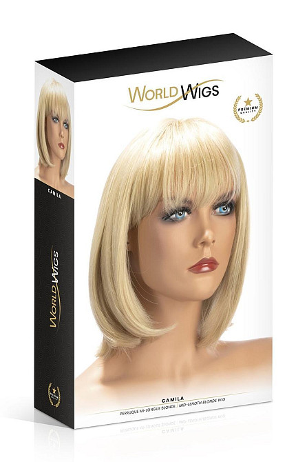 Парик World Wigs CAMILA MID-LENGTH BLONDE (мятая упаковка!!!) Sex Aura Киев - изображение 3