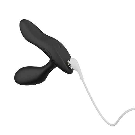 Смарт-вібромасажер простати We-Vibe Vector+ CHARCOAL BLACK, пульт ДК, регульований кут нахилу Sex Aura Київ