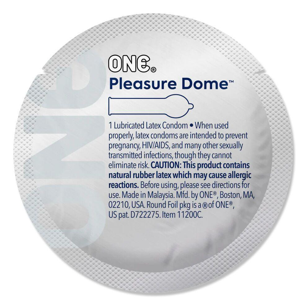 Набор презервативов ONE Pleasure Dome, 100 шт, гладкие, с расширенной головкой, упаковка-тубус Sex Aura Киев - изображение 2