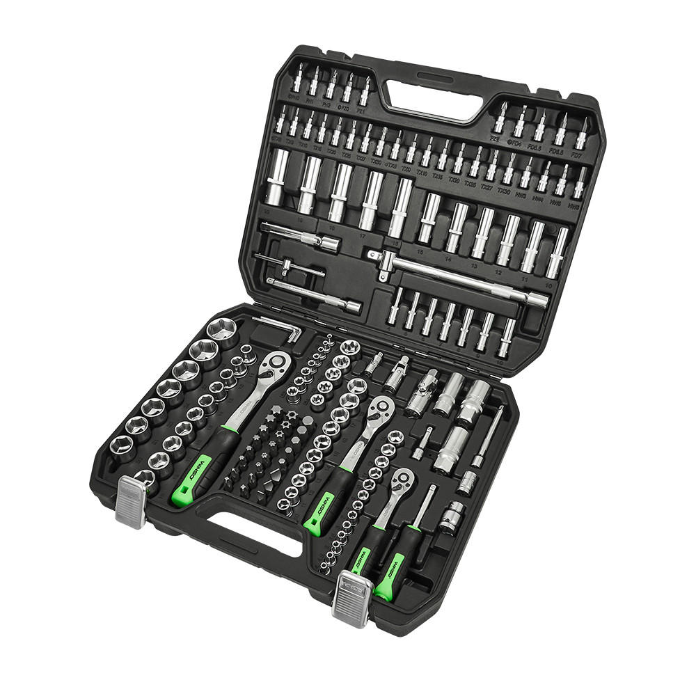 Професійний набір інструментів в кейсі Winso Pro 1/2", 1/4", 3/8" 72T, CR-V, 150од. Львів - фото 1