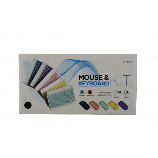 Комплект бездротова клавіатура з мишкою Combo BT (9212) для ПК, ноутбуків та планшетів Одеса - фото 3