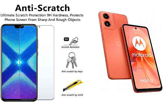 Защитное стекло NeoGlass для Motorola G04 – ультрапрозрачное и устойчивое Киев