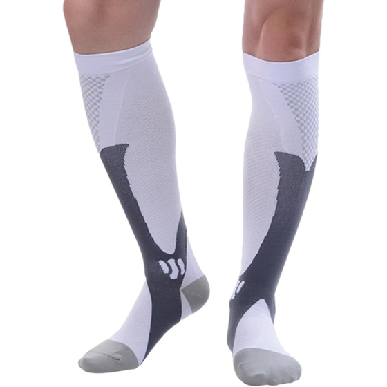 Гетри футбольні ігрові, тренувальні, спортивні, унісекс, (EU 42-45) розмір L, колір білий Кам'янець-Подільський