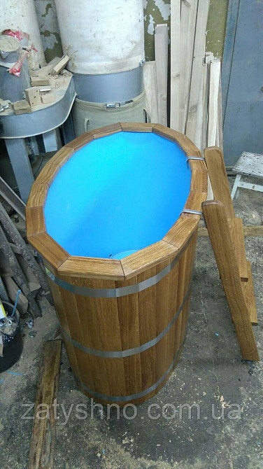 Купель овальная со вставкой под разборку из дуба Киев - изображение 4